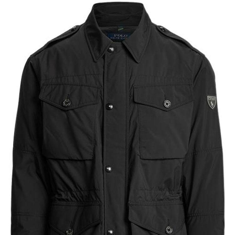 Polo Ralph Lauren Classic Fit Solid Water-Resistant Jacket Men jackets Black 710818787004
