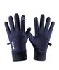 Touchscreen-Enabled Windproof Waterproof Warm Men'S Cycling Gloves Touch Screen Winter Velvet Anti Slip Adult Mountaineering