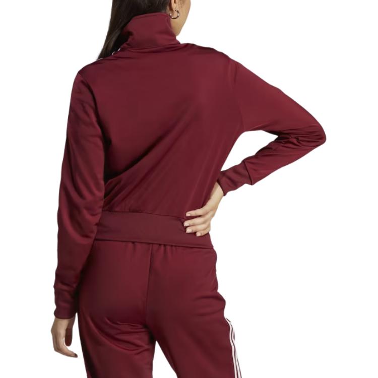 Women's Adidas Jackets Women's Burgundy Turtleneck Moderate Other