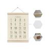2pcs Toddler Learning Posters for Playroom and Classroom Decors Alphabets and Number Wood Wall Hanging Banners Ornament