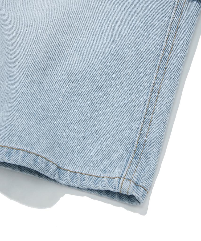 Seuweideu Carpenter Denim Shorts [Light Blue]