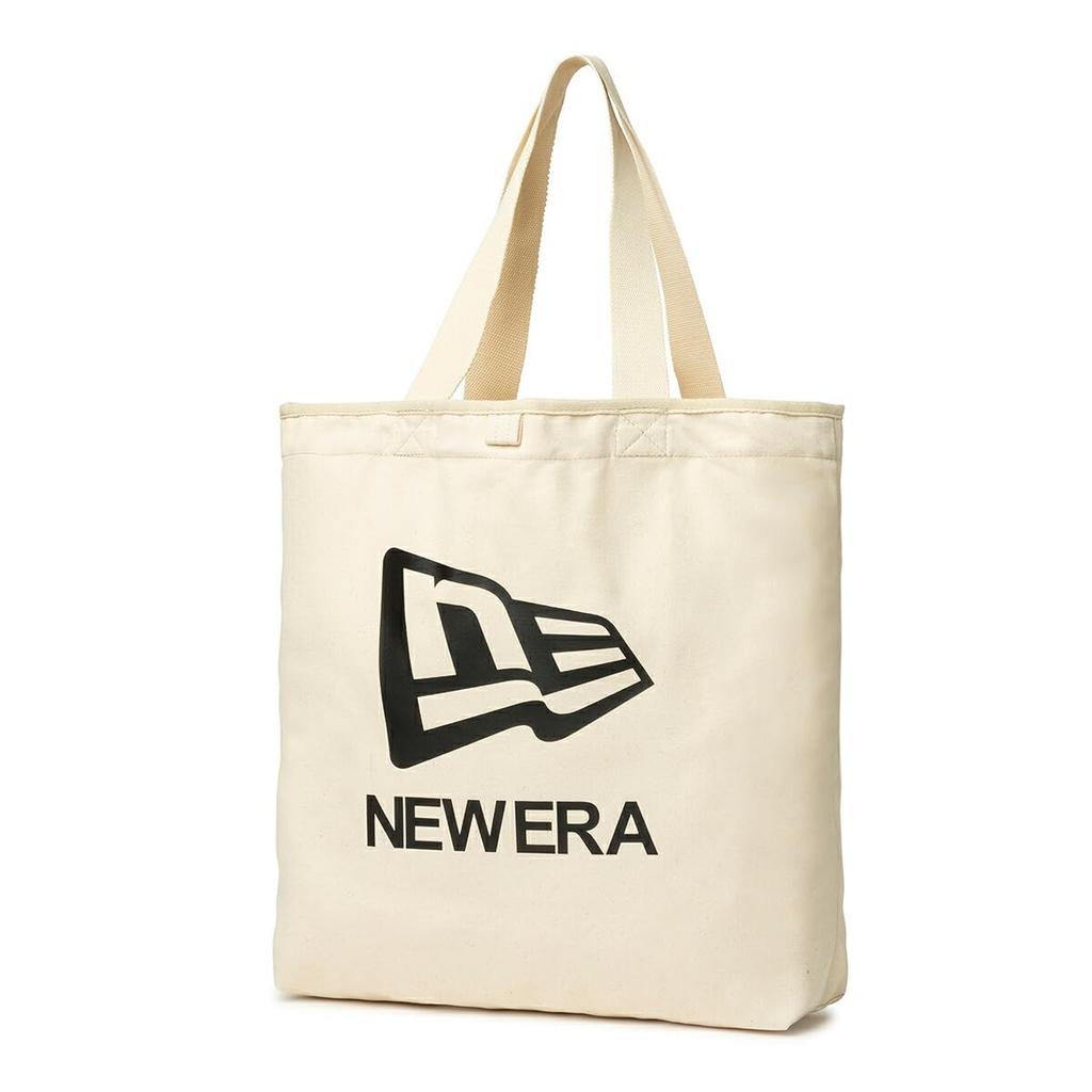 New Era Free Canvas Tote Ivory with Flag Size F and IVR 251 Bag, Logo, W,