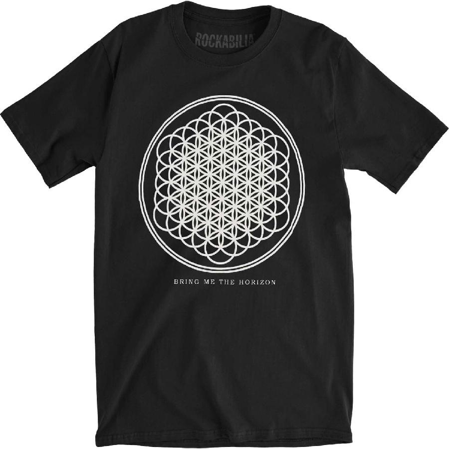 Bring Me The Horizon Men s Sempiternal Tour (Back Print) Slim Fit T-Shirt Large Black S