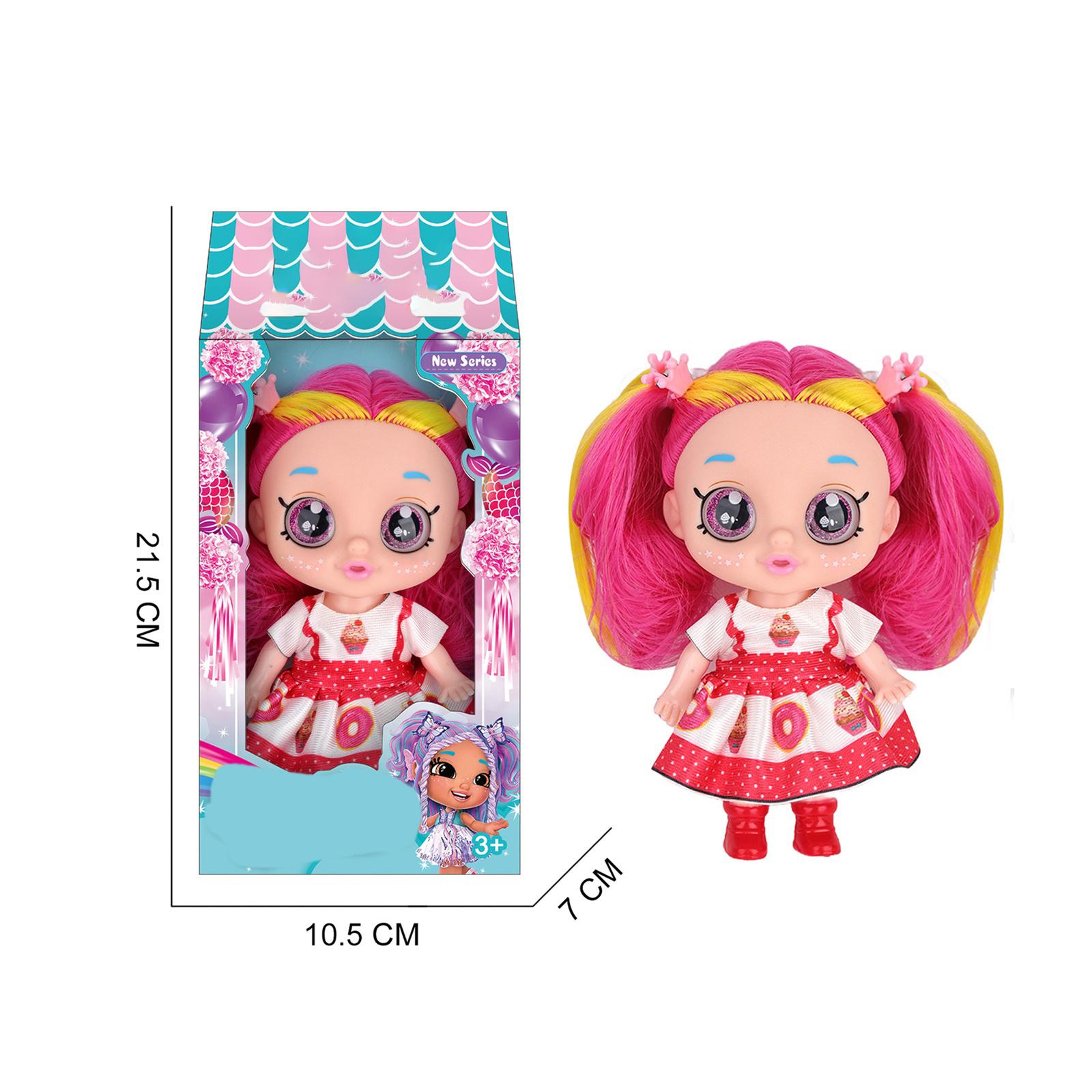 

Sweetheart Doll Vinyl Doll 5D Eyes With Headwear Toy One Size