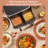100pcs Air Fryer Special Baking Paper Kitchen Oil-Absorbing Waterproof Rectangular Paper Durable Sturdy Baking Paper For Ninja