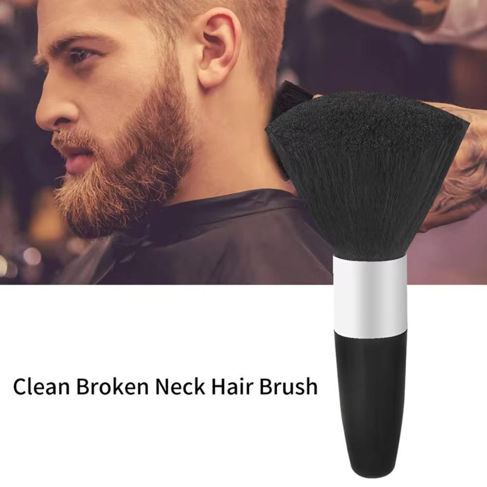 1pc Soft Neck Face Duster Barber Black Beard Brushes Hair Cleaning Hairbrush Salon Cutting Hairdressing Styling Makeup Tools