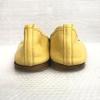 TOCCA Leather Ballet Flat Shoes Pumps Japan Size 6 Yellow(USED)