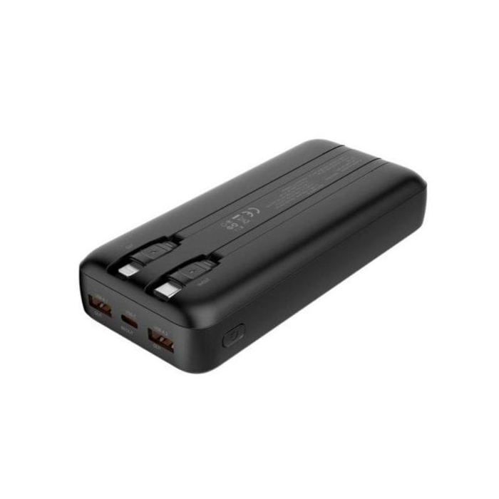 PowerBank - COOLBOX - COO-PB20K-DP20 - 20000 mAh - LCD-Bildschirm - Schnellladung 22,5 W