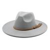 Vintage Wool Felt Fedora Hat With Wide Brim For Outdoor Travel And Casual Wear