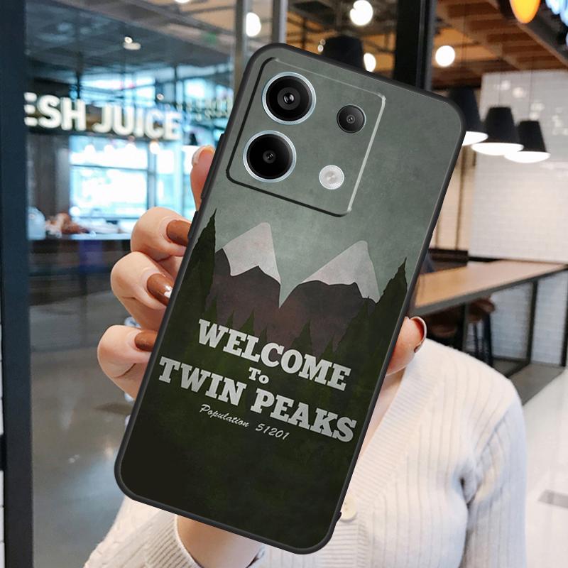 Welcome To Twin Peaks Case For Xiaomi Redmi Note 14 Pro 10 11 12 13 15 Pro Plus Redmi 15C 14C 10C 12C 13C 15 Cover