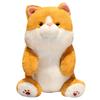 Cute Sitting Cat Plush Doll Soft Cute Orange Cat Throw Pillow Children'S Kitten Pet Doll Girl Birthday Gift