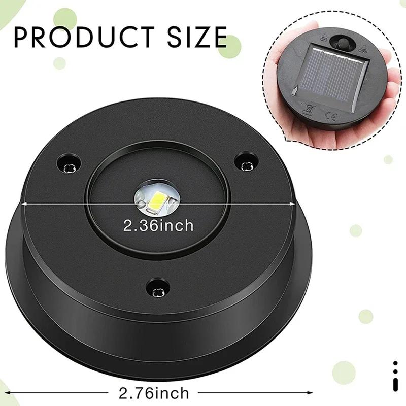 Solar Lantern Replacement Top 7 Lumens LED Solar Panel Lid Light Outdoor Hanging Solar Lights Spare Parts for Garden Yard Use