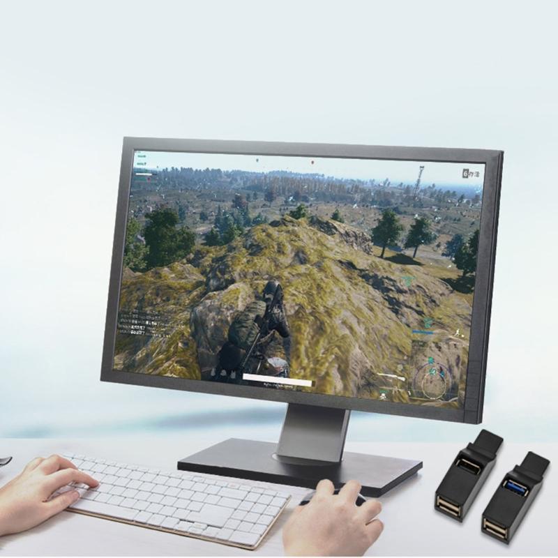 Portable USB Adapter Extender 1 To 3 Ports USB3.0 Splitter Connect Multiple Devices To PC or Laptop Phone