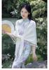 2026 Women's Off-White Knit Qipao Shawl with Tassels - Versatile Summer Cape for Skirts