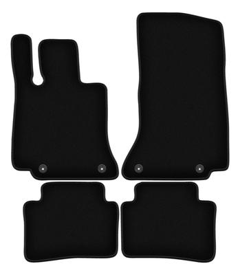 Tapis de sol BASIC en velours noir pour: Mercedes Classe C W206 berline, break (2021-)