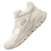 Skechers Arch Fit Stoff Synthetikleder Weich Bequem Mittelhoch Lifestyle Freizeit Schuhe Damen Sneaker Weiß 149775-NAT