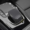 Carbon Fiber ABS Gear Shift Knob Head Cover Trim For Mercedes Benz A-Class