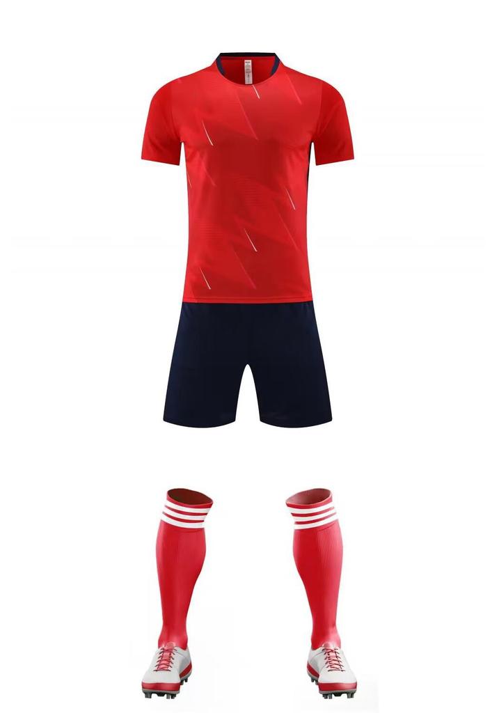 Youth Team Training & Custom Summer Soccer Uniform Set