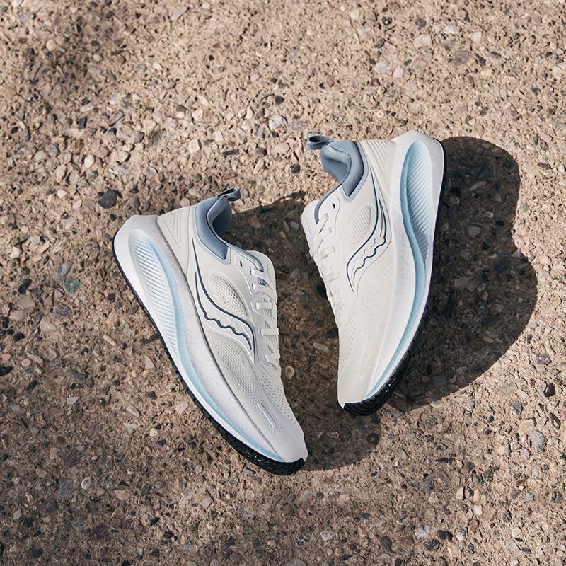 Saucony Surge 3 Versatile Comfortable Fabric Wrap Lightweight Low-Top Casual Running Shoes Men sneaker White Lavender S28215-1