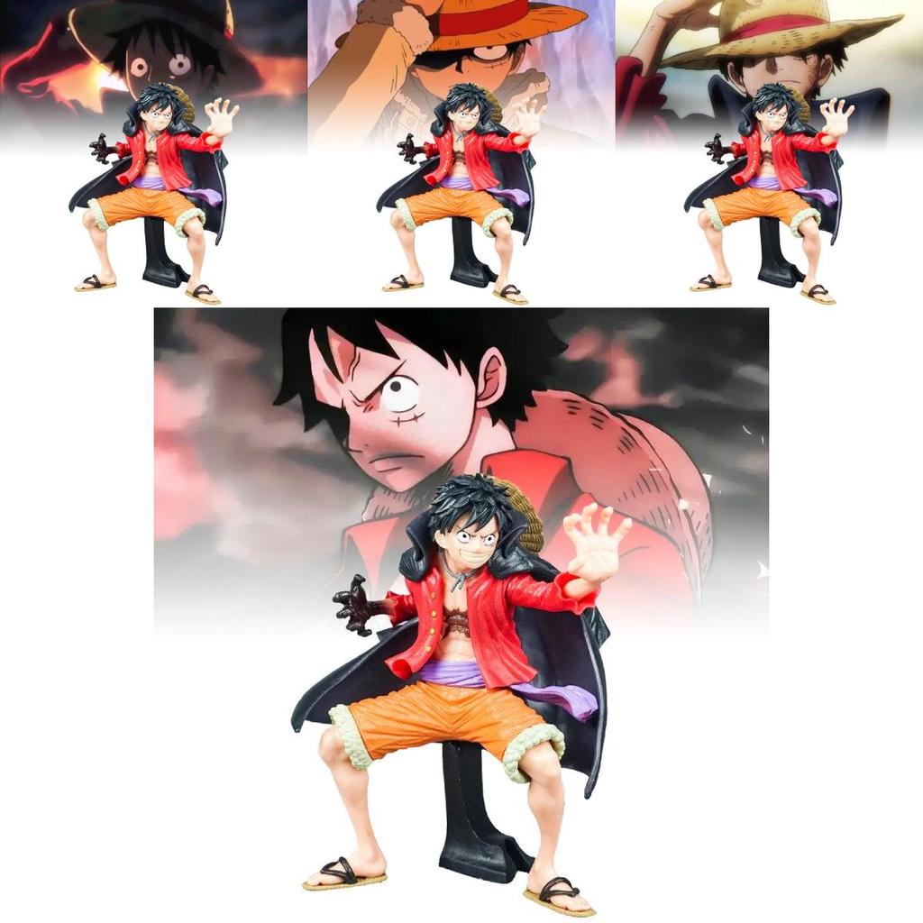 High Quality Pvc Wano Luffy Anime Figurine Collectible Model 18cm Decor