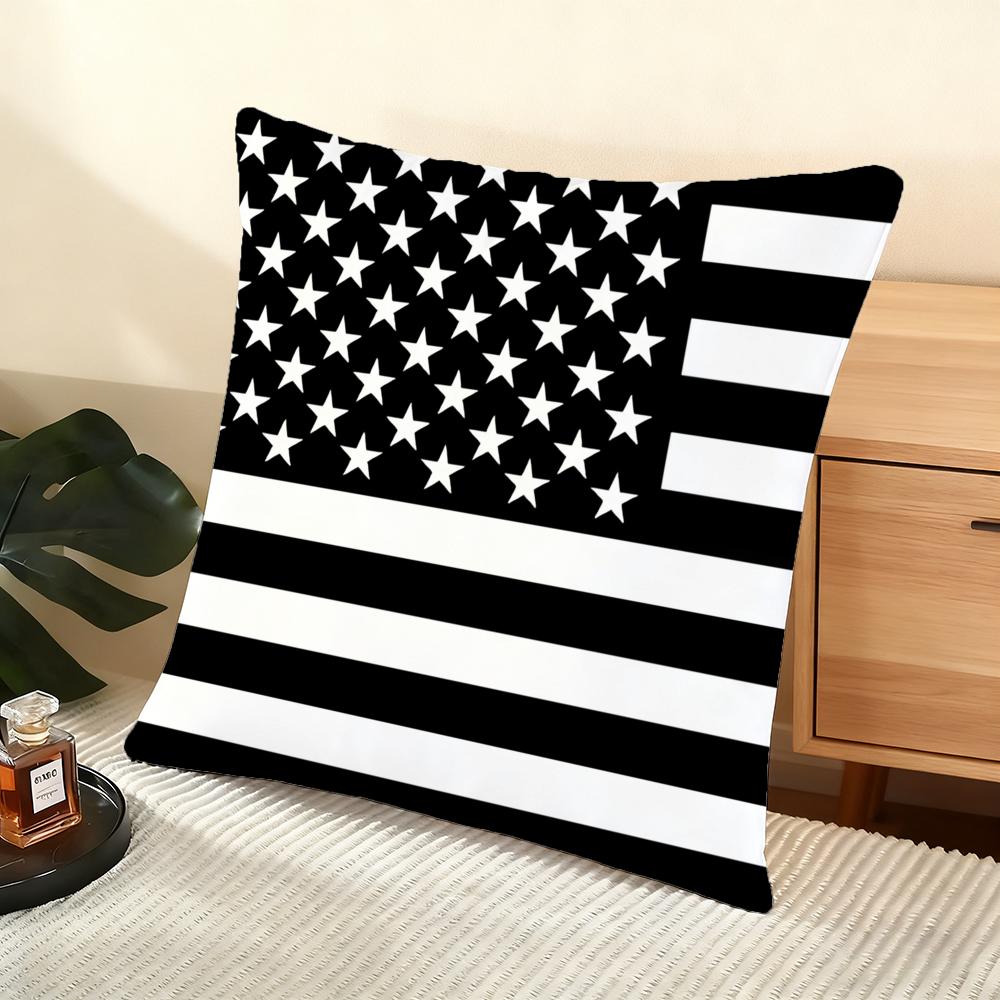 250Th Anniversary Of The Usa Cushion Cover Soft Short Plush Pillow Cover Smooth Cozy Texture Aesthetic Cushion Case Home Decor