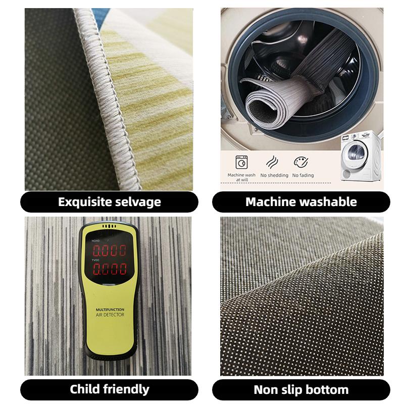 Europäischer Stil Luxus Gold Flur Teppich Mode Dekoration Heim Durchgangsteppiche Rutschfest Langer Teppichläufer Anpassbar