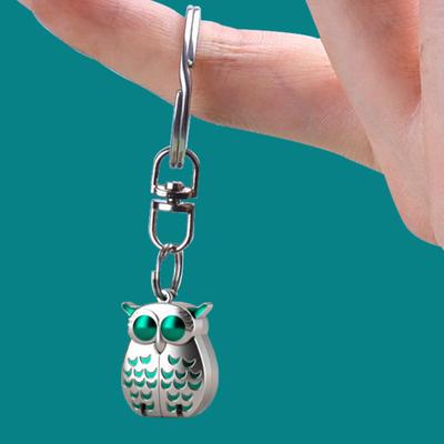 Portable Owl Keychain Nail Clipper with Nail File 2-in-1 Manicure Tool for Outdoor Adventures Stainless Steel Mini Clippers Unique Gifts for