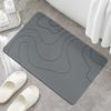 Modern Quick-Drying Anti-Slip Bathroom Mat – Water-Absorbing, Dirt-Resistant, Washable Diatomaceous Earth Mat