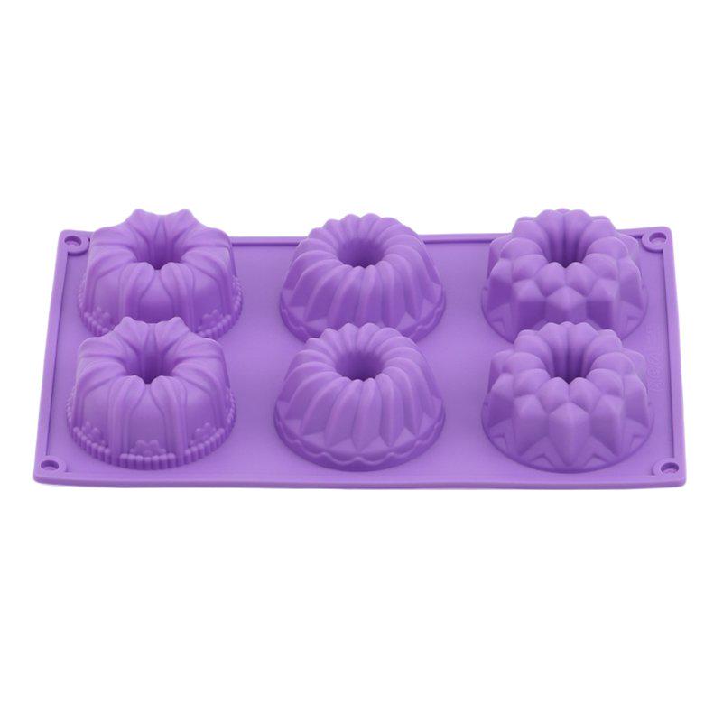 Flower Shaped 1Pc Silicone Bakeware Mold Baking Tool Donuts DIY Cake Baking Molds
