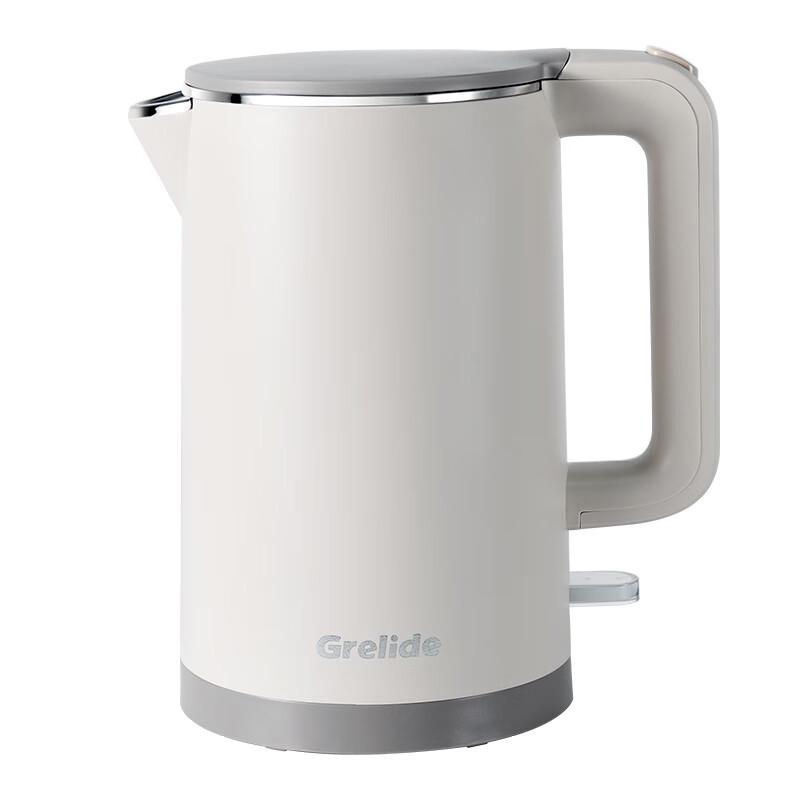 Geilide HD1010 1L Electric Kettle, 800-1000W, Double Layer, Anti-Scald Design