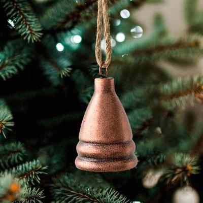 Ozdoba Dzwonki Bożonarodzeniowe Rustykalne Żelazne Dzwoneczki Jingle Świąteczna Dekoracja Wisząca na Boże Narodzenie na Drzewko, Drzwi