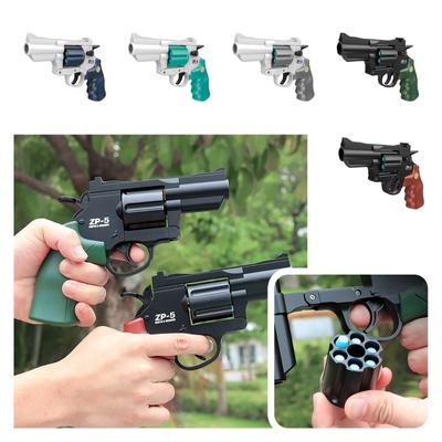 Revólver espuma de segurança bala macia espuma explosão brinquedo jogo de segurança divertido e legal blaster aniversário perfeito para meninos e meninas 12 +