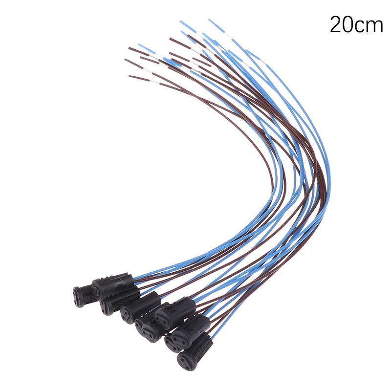 10Pcs/Lot G4 Lamp Socket 10CM/20CM White / Black G4 Lamp Holder For LED Crystal Heads Light Bulb Halogen Light Bulb Socket