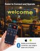 52x8in Programmable LED Sign Digital Scrolling Display Board P10 Fullcolor