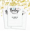 Darling Souvenir Einladungskarte für Babyparty, druckbar, zum Ausfüllen oder Beschreiben, blanko, Einladungen, Partyzubehör, 28 Stück
