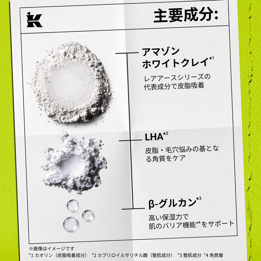 Kiehl's Rare Earth Poreless Treatment Serum Primer - Pore Minimizer, Makeup Base, Moisturizing - Authentic Product