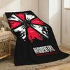 Resident Evil Throw Lightweight 240g Flannel Blanket Soft Skin-friendly for Summer Cooling