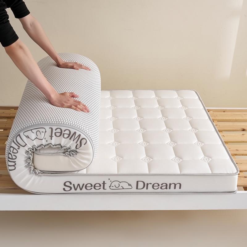 2026 New Milk Silk Latex Memory Foam Mattress for Dormitory Bunk Bed, Non-slip Single Size for Rental Rooms
