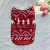 Summer Christmas Vest Pet Dog Dog Cat Thin Breathable Teddy Bigbear Small Dog Pet Clothing