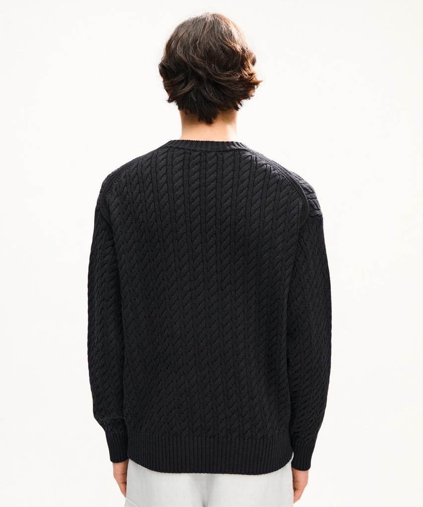 Kenzo Unisex Kenzo Signature Cable Knit_K263Auk402Bkx