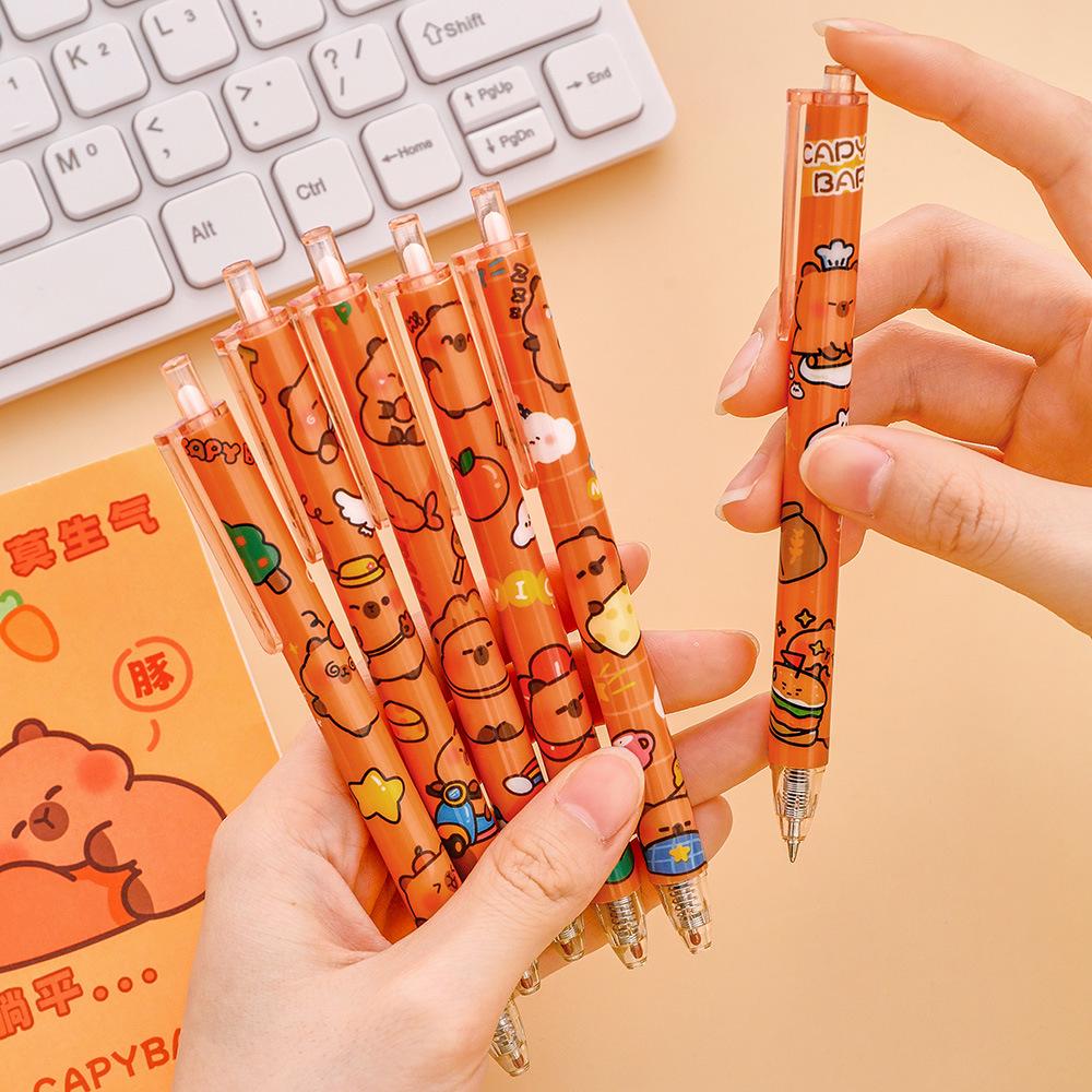 Capybara Kugelschreiber: Niedlicher Cartoon Signatur- & Schreibstift für Studenten