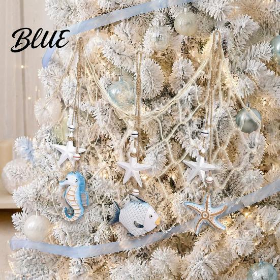 Seaside Inspired Wall Decor Wooden Starfish Hanging Decoration Nautical Coastal Ornament Ocean Nursery Theme Art for Home Beach Lake House