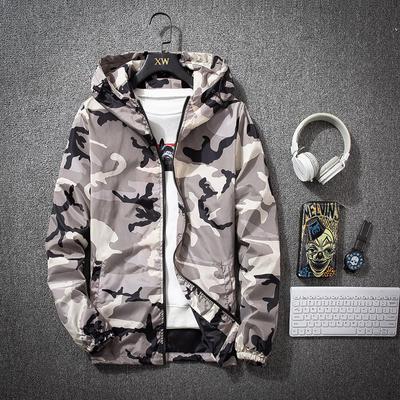Hooded Coats Windbreaker Camouflage Brand Mens Jackets Spring Men Casual Mens Fashion Slim Hip Hop Bomber Jackets Clothing