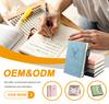 Hot Selling Mini Gift Fabric PU Creative A5 Notebook Custom Thickened High-Value Cloth Pattern Carry-On Diary Notepad