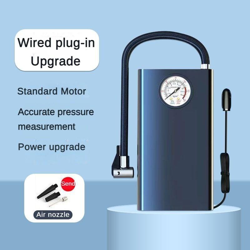 

100 Вт Мини Автомобильный Беспроводной Насос Для Накачивания Портативный Литиевый Аккумулятор Воздушный Насос Чистая Медь Быстрое Накачивание Электрический Насос