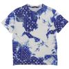 LOUIS VUITTON Men's Cotton Bandana Print T-Shirt, Blue and White, Size XS, 22 Stainless Steel tops XS Blue / WhiteUsed