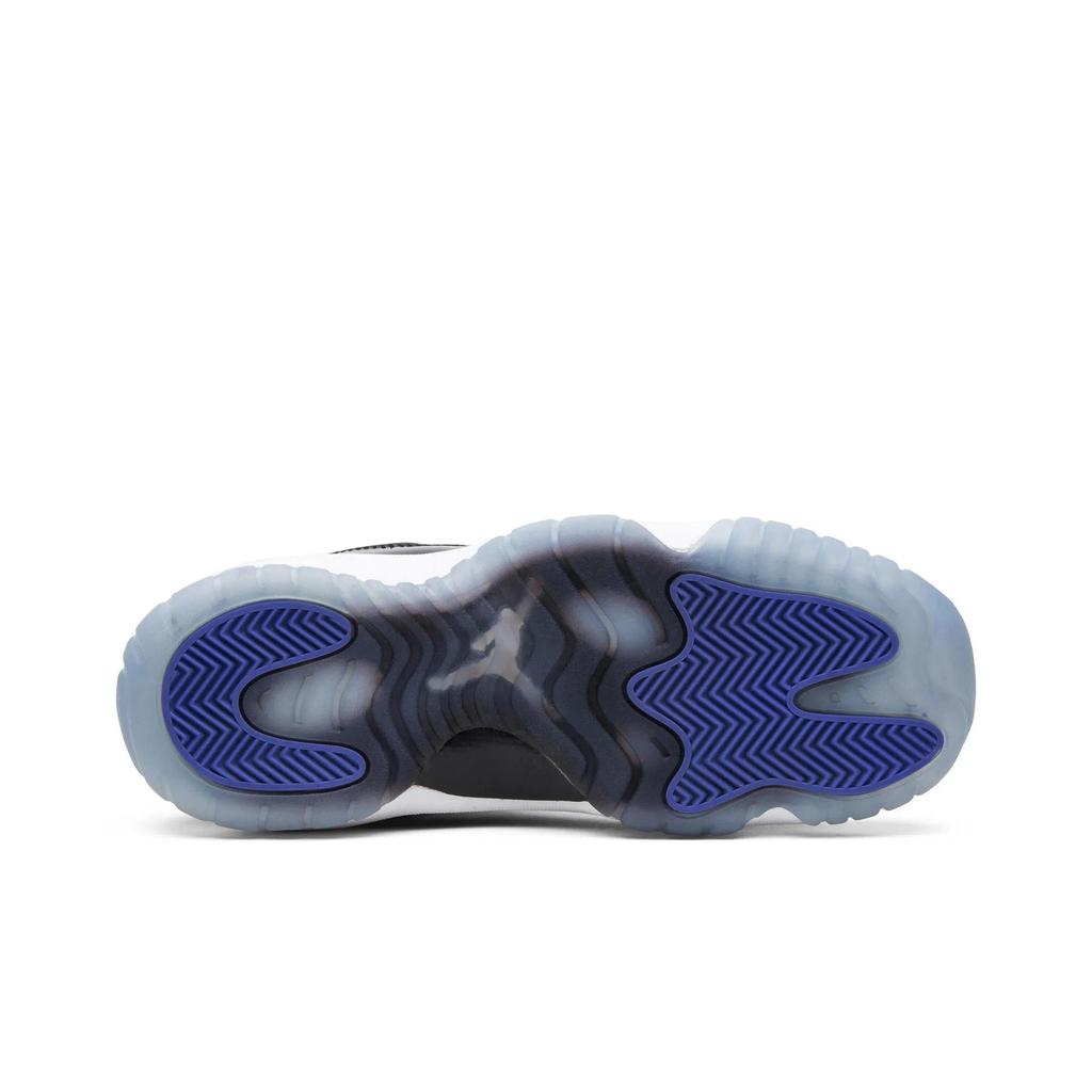 Air Jordan 11 Low BG 'Concord' (Unisex) White / Black / Dark Concord Kids' Basketball Shoes 528896 153