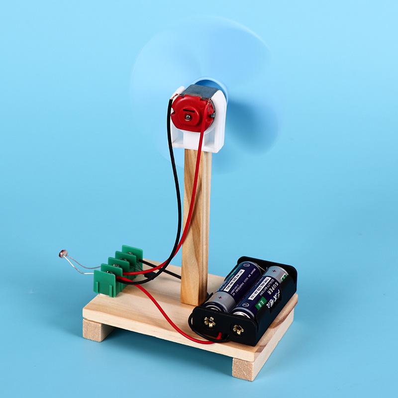 DIY Light-Controlled Electric Fan Kit for Science Experiments