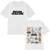 Noah Kahan The Great Divide Tour Grafisch T-shirt Mannen Vrouwen Hip-hop Y2K Shirt Zomer Los Katoenen Tops Streetwear