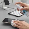 Conjunto Spray Limpador de Tela + Pano de Polimento 50ml, Sem Marcas para Telefone/Tablet/Laptop/Monitor, Remove Impressões Digitais, Óleo e Pó